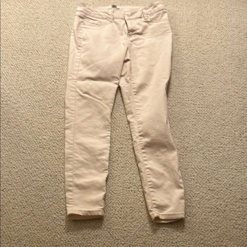 Cream jeans